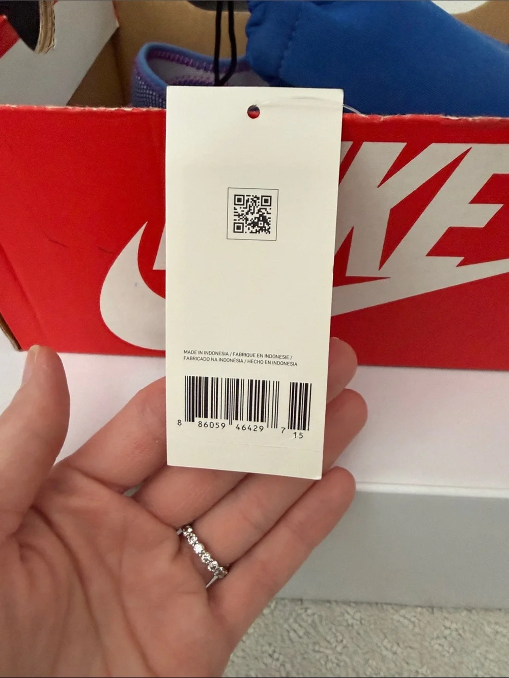 Nike Kids Pink & Purple Water-Friendly Hook-and-Loop Sandals